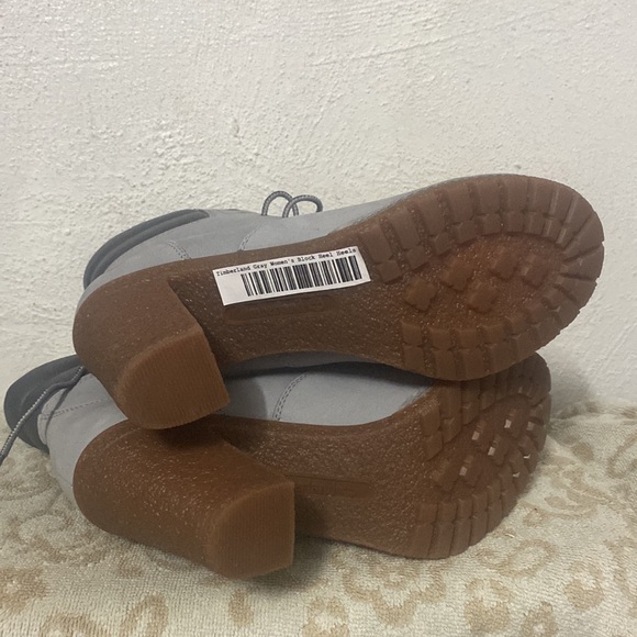 Tim’s Block heel👢8.5+Heavy link Sterling 925 Bracelet w 2 Stamped Charms 7.5” - Picture 13 of 17